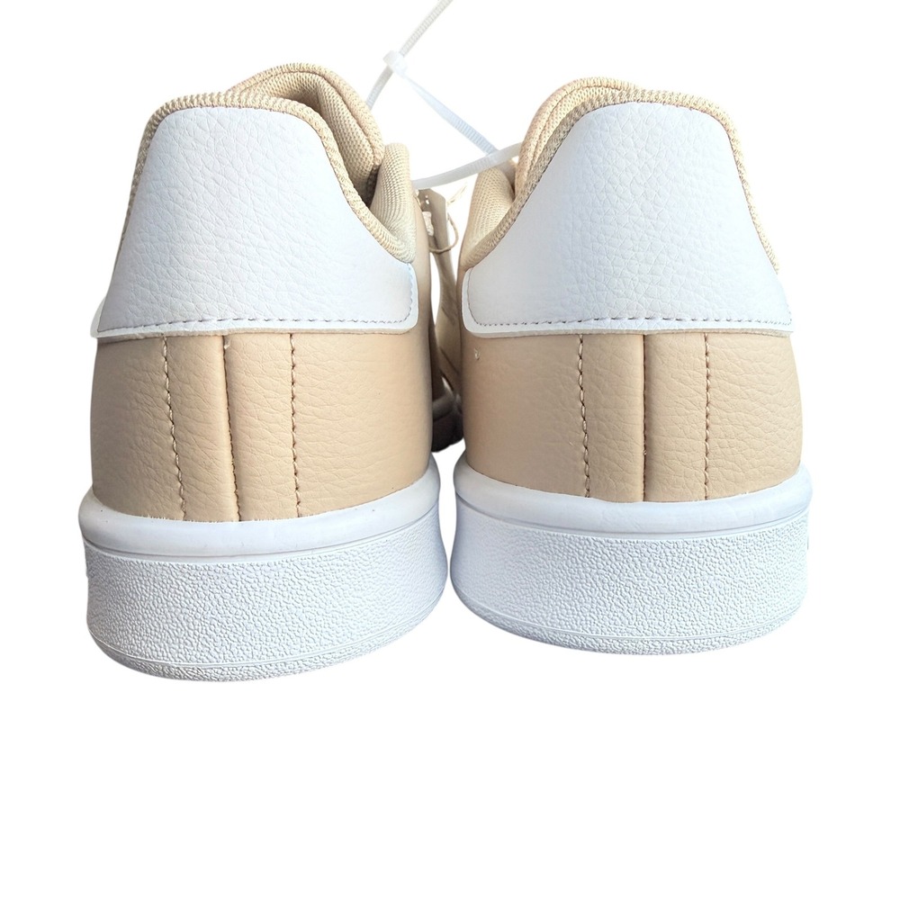 Adidas Urban Court Sneakers Tan White Casual Low Top IF4078 Mens Size 9 NEW - Picture 13 of 16